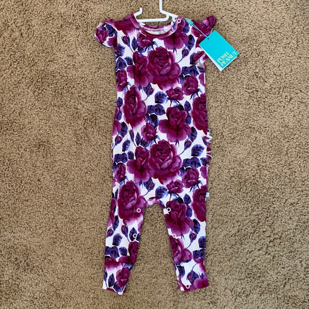 Posh Peanut Violet Romper